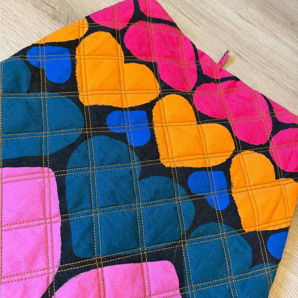 Stunning farm rio full of hearts quilted skirt - Picture 3 of 5